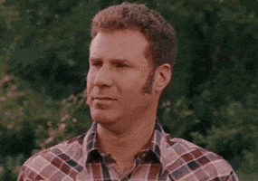 Movie gif. Will Ferrell with sideburns, reacting with low-key disdain. Text, "That's dumb. That is dumb."