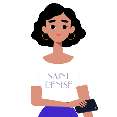 Saint Denise Sticker