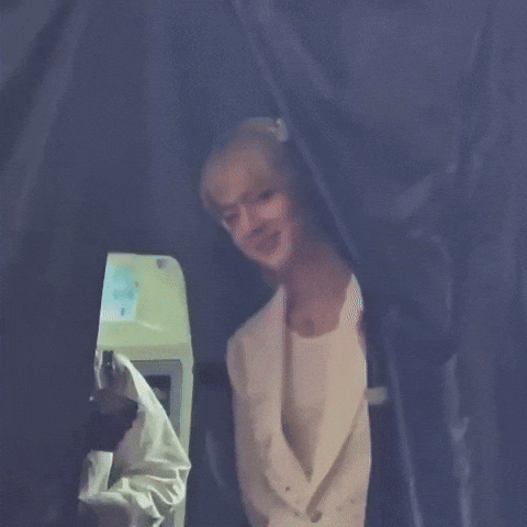 Hiding Goodbye GIF