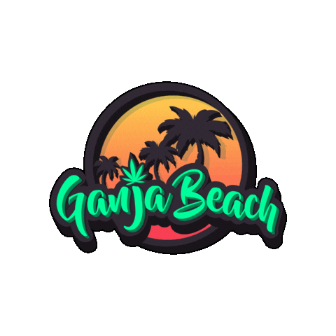 Ganja Beach Media Sticker