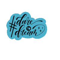eyelevelbrand blue hashtag el dare to dream Sticker
