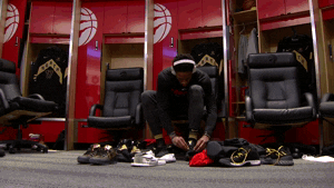 Getting Ready Game Day GIF by NBA