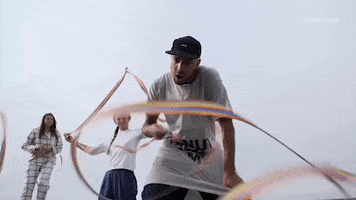 ribbons ribbon twirling GIF by KING OF THE ROAD