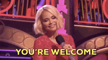 Kristin Chenoweth Youre Welcome GIF by NBC