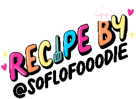 Recipe Baking Sticker by Soflofooodie