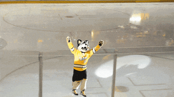 Ice Skating Hype GIF by Michigan Tech