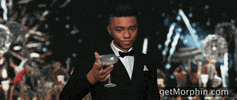 New Year Cheers GIF by Morphin