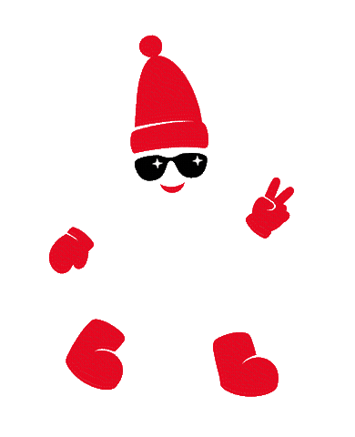 Sunglasses Walking Sticker by la Plagne