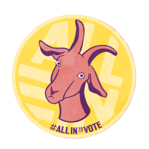 ALL IN Campus Democracy Challenge Sticker