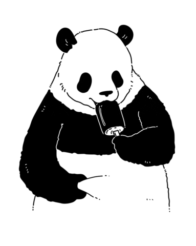 Panda Sticker by wakuta
