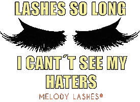 Makeup Lash Sticker by Melody Lashes