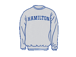 HamiltonCollege college campus sweatshirt college life Sticker