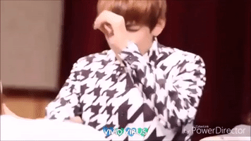 Kim Taehyung Sneezing GIF