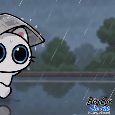 Cat Animation Bigeye GIF