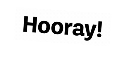 Hooray Bricks Sticker