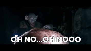 Scared Oh No GIF