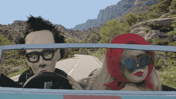 Road Trip Glasses GIF by Elvis Costello
