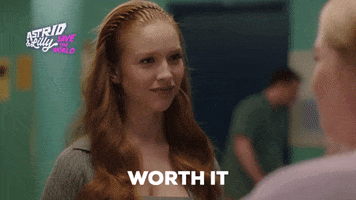 Worth It Candace GIF by Astrid and Lilly Save The World