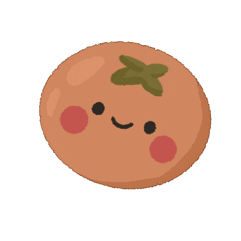 Happy New Year Orange Sticker by christellesayshi