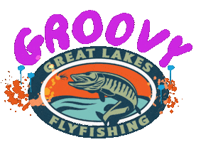 Great Lakes Fishing Sticker by Groovy Great Lakes Flyfishing