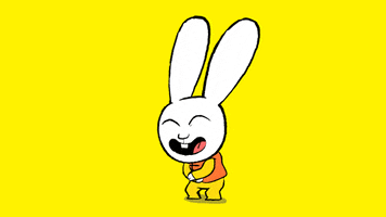Bunny Reaction GIF by Simon Super Rabbit