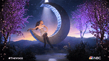 Ariana Grande Moon GIF by The Voice