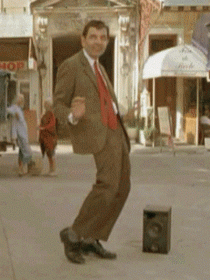 Rowan Atkinson Dancing GIF