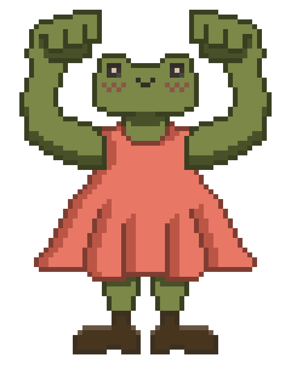 Frog Sticker by Blodlust