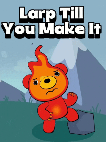 Fire Fake It Till You Make It GIF by DeddyBears