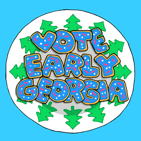 Vote Early Merry Christmas GIF by Creative Courage
