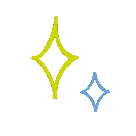 Blue Diamond Star Sticker by awen&co