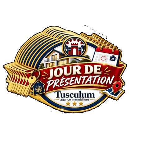Real Estate Immobilier Sticker by Tusculum Immobilière