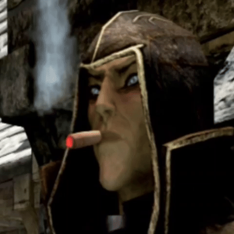 Elder Scrolls Smoke GIF