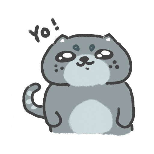 Cool Cat Hello GIF