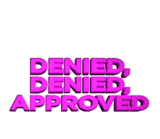 Denied Sticker by Will & Grace