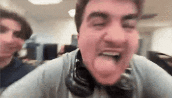 Tongue Flight GIF