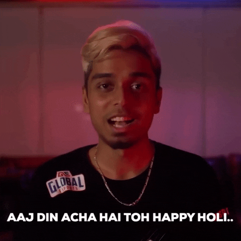 Have A Nice Day Holi GIF by Global Esports