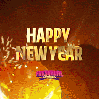 happy new year fireworks GIF by Absolutely Fresh