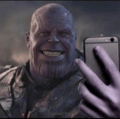 Thanos Smile GIF