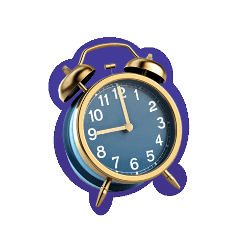 9 To 5 Clock Sticker by Music-All