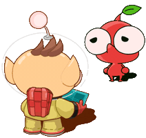 Captain Olimar Sticker by akari_tatata