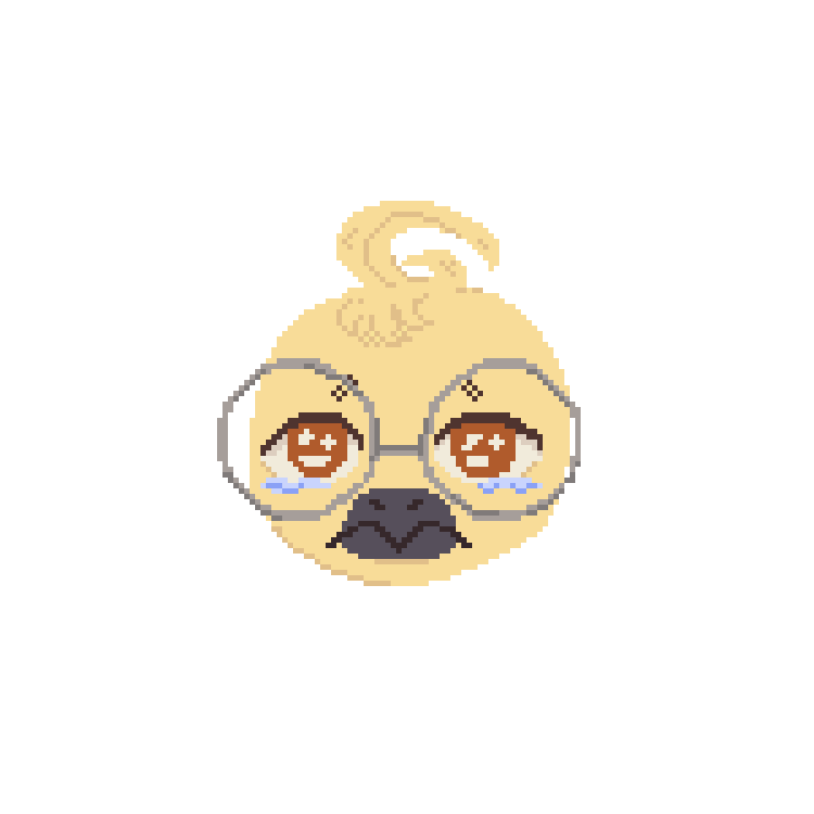Sad Pixel Sticker