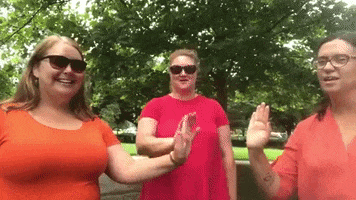 High Five Free Tour GIF by Free Tours by Foot