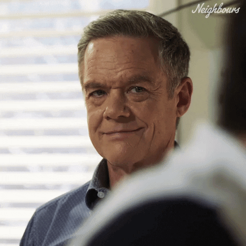 Looking Paul Robinson GIF by Neighbours (Official TV Show account)