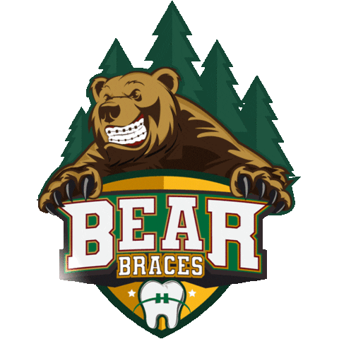 BearBraces Sticker