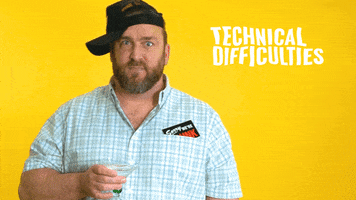 Please Stand By Technical Difficulties GIF by StickerGiant