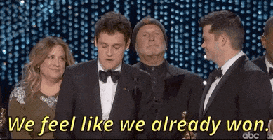 we feel like we already won phil lord GIF by The Academy Awards