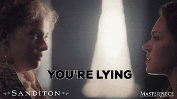 Lies Lying GIF by MASTERPIECE | PBS