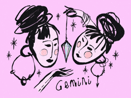 Pink Stars GIF