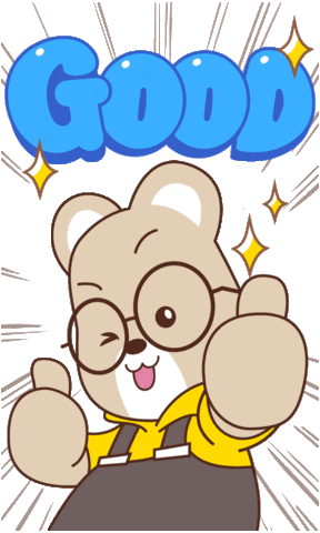 Happy Bear Sticker by KrungsriSimple